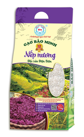 Gạo Nếp Nương Điện Biên 1kg - Bảo Minh 