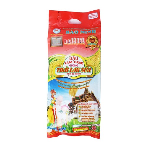 Gạo tám thơm giống Thái Lan sữa 3kg -  Bảo Minh